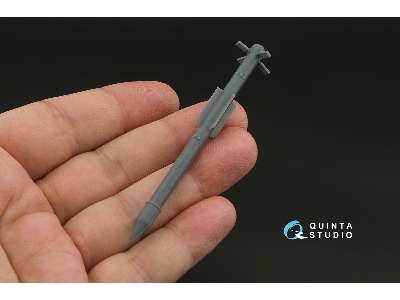 R-77-1 Ver.1  Air-to-air Missiles With Launchers - 3d-printed (2 Pcs / For All Kits) - zdjęcie 4