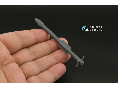 R-77-1 Ver.2 Air-to-air Missiles With Launchers - 3d-printed (2 Pcs / For All Kits) - zdjęcie 3