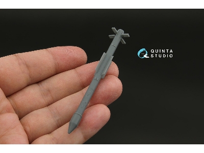 R-77-1 Ver.2 Air-to-air Missiles With Launchers - 3d-printed (2 Pcs / For All Kits) - zdjęcie 4