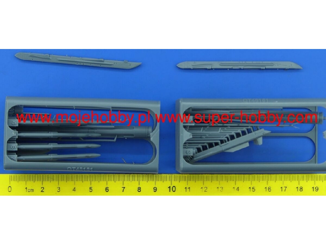 Kh-31pd Аnti-radar Missiles With Launchers - 3d-printed (2 Pcs / For All Kits) - zdjęcie 1