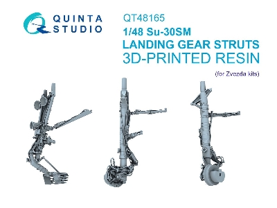 Sukhoi Su-30 Sm - Landing Gear Struts (For Zvezda Kits / 3d-printed) - zdjęcie 1