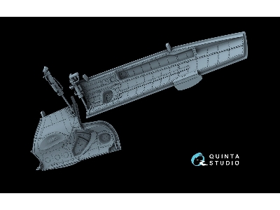 Sukhoi Su-30 Sm - Landing Gear Doors (For Zvezda Kits / 3d-printed) - zdjęcie 4