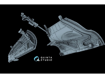 Sukhoi Su-30 Sm - Landing Gear Doors (For Zvezda Kits / 3d-printed) - zdjęcie 5