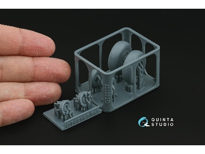 Sukhoi Su-30 Sm - Wheels Set With Weighted Tires (For Zvezda Kits / 3d-printed) - zdjęcie 2