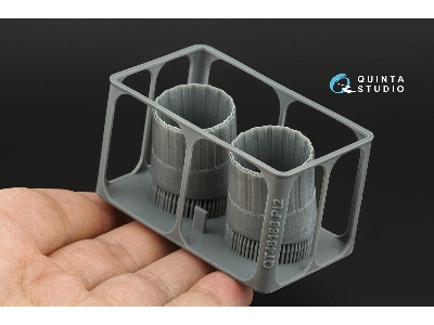 Sukhoi Su-30 Sm - Exhaust Nozzles / Parking Position, Dropped (For Zvezda Kits / 3d-printed) - zdjęcie 4