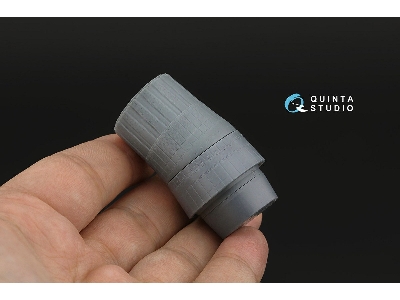 Sukhoi Su-30 Sm - Exhaust Nozzles / Parking Position, Dropped (For Zvezda Kits / 3d-printed) - zdjęcie 5
