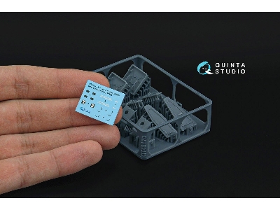 Sukhoi Su-30 Sm - Engine Intake Covers & Wheel Chocks (For Zvezda Kits / 3d-printed) - zdjęcie 2