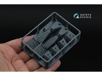 Sukhoi Su-30 Sm - Engine Intake Covers & Wheel Chocks (For Zvezda Kits / 3d-printed) - zdjęcie 3