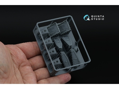 Sukhoi Su-30 Sm - Engine Intake Covers & Wheel Chocks (For Zvezda Kits / 3d-printed) - zdjęcie 4
