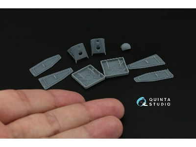 Sukhoi Su-30 Sm - Engine Intake Covers & Wheel Chocks (For Zvezda Kits / 3d-printed) - zdjęcie 5