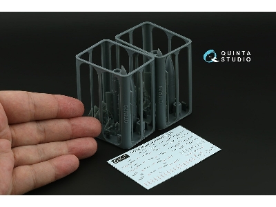 R-37m Air-to-air Missiles With Launchers - 3d-printed (2 Pcs / For All Kits) - zdjęcie 2