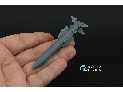 R-37m Air-to-air Missiles With Launchers - 3d-printed (2 Pcs / For All Kits) - zdjęcie 3
