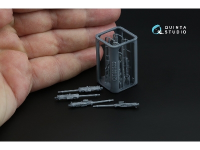 Italian Wwii Machine Gun Breda Safat 12.7 Mm - 3d-printed (4 Pcs / For All Kits) - zdjęcie 2