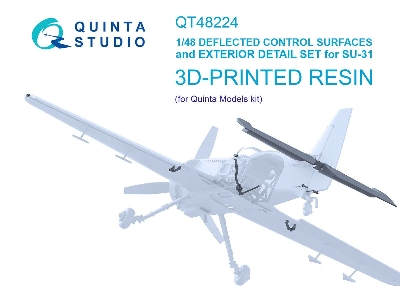 Sukhoi Su-31 - 3d-printed Deflected Control Surfaces And Exterior Detail Set (For Quinta Models Kits) - zdjęcie 1