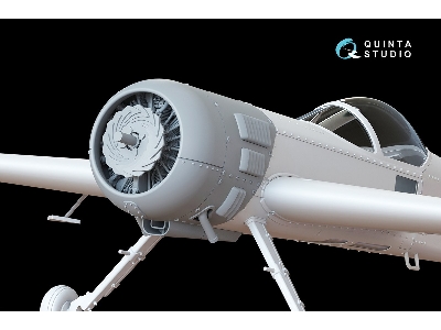 Sukhoi Su-31 - 3d-printed Engine With Closed Cowls (For Quinta Models Kits) - zdjęcie 2