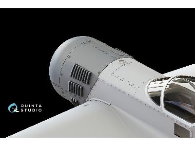 Sukhoi Su-31 - 3d-printed Engine With Closed Cowls (For Quinta Models Kits) - zdjęcie 4