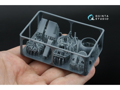 Sukhoi Su-31 - 3d-printed Engine With Removed Cowls (For Quinta Models Kits) - zdjęcie 2