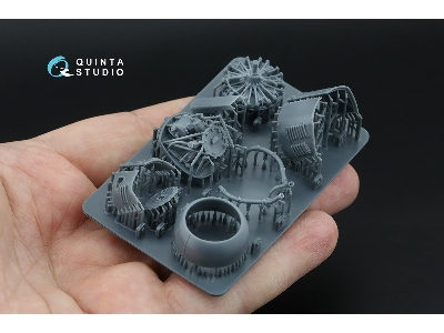 Sukhoi Su-31 - 3d-printed Engine With Removed Cowls (For Quinta Models Kits) - zdjęcie 3