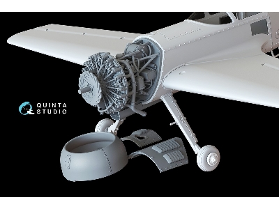 Sukhoi Su-31 - 3d-printed Engine With Removed Cowls (For Quinta Models Kits) - zdjęcie 6