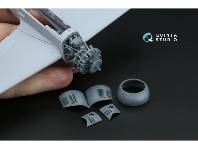 Sukhoi Su-31 - 3d-printed Engine With Removed Cowls (For Quinta Models Kits) - zdjęcie 7