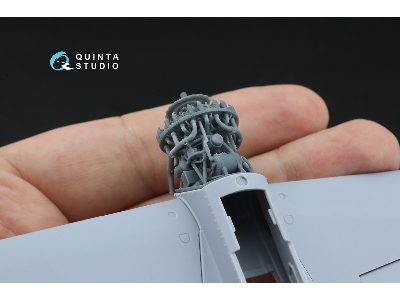 Sukhoi Su-31 - 3d-printed Engine With Removed Cowls (For Quinta Models Kits) - zdjęcie 9