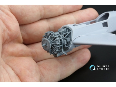 Sukhoi Su-31 - 3d-printed Engine With Removed Cowls (For Quinta Models Kits) - zdjęcie 10