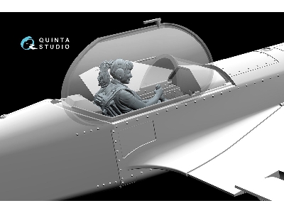 Svetlana Sitting In Su-31 (1 Figure 3d-printed / For Quinta Models Kits) - zdjęcie 9