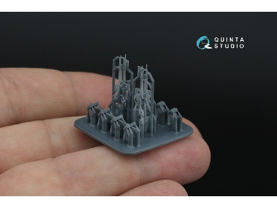 Ija Wwii Type 89 (Special) Twin Machine Gun Mount - 3d-printed (2 Pcs / For All Kits) - zdjęcie 3