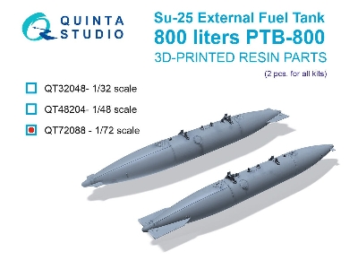 Sukhoi Su-25 -3d-printed External Fuel Tank Ptb-800 (2 Pcs / For All Kits) - zdjęcie 1
