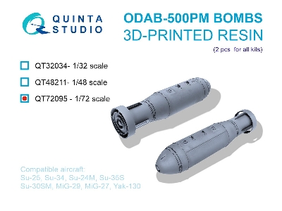 Odab-500pМ Bombs - 3d-printed (2 Pcs / For All Kits) - zdjęcie 3