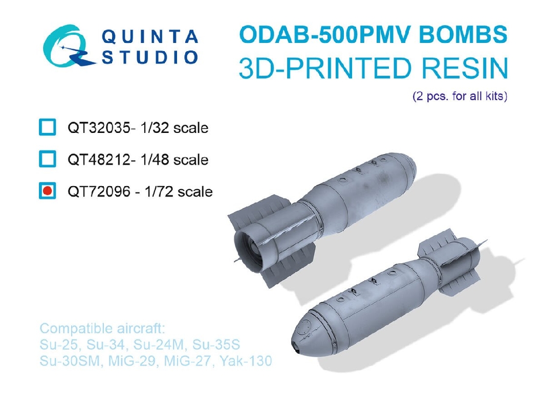 Odab-500pmv Bombs - 3d-printed (2 Pcs / For All Kits) - zdjęcie 1