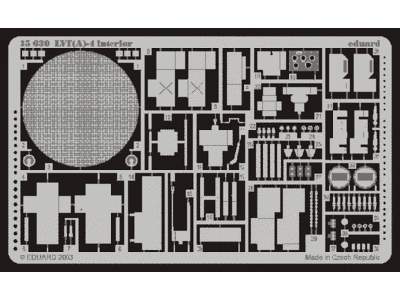  LVT(A)-4 interior 1/35 - Italeri - blaszki - zdjęcie 1