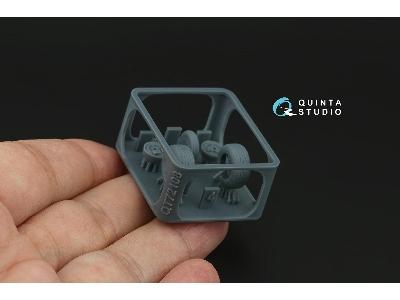 Sukhoi Su-25 - Wheighted Wheels (For Zvezda Kits / 3d-printed) - zdjęcie 2