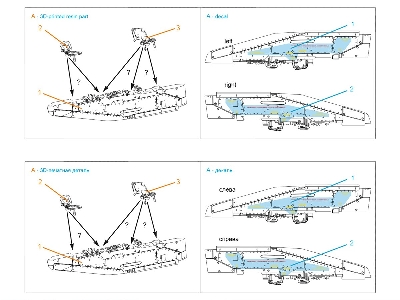 Sukhoi Su-25 Late / Sm -  3d-printed Bd3-25sm Ejector Racks (8 Pcs / For Zvezda Kits) - zdjęcie 5