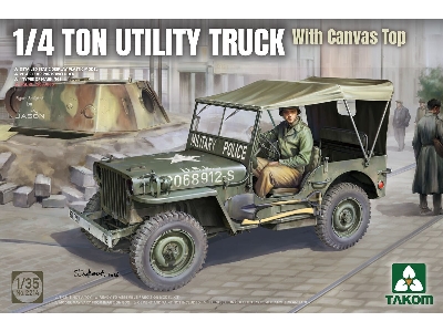 US 1/4 Ton Utility Truck With Canvas Top - zdjęcie 1