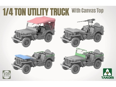 US 1/4 Ton Utility Truck With Canvas Top - zdjęcie 3