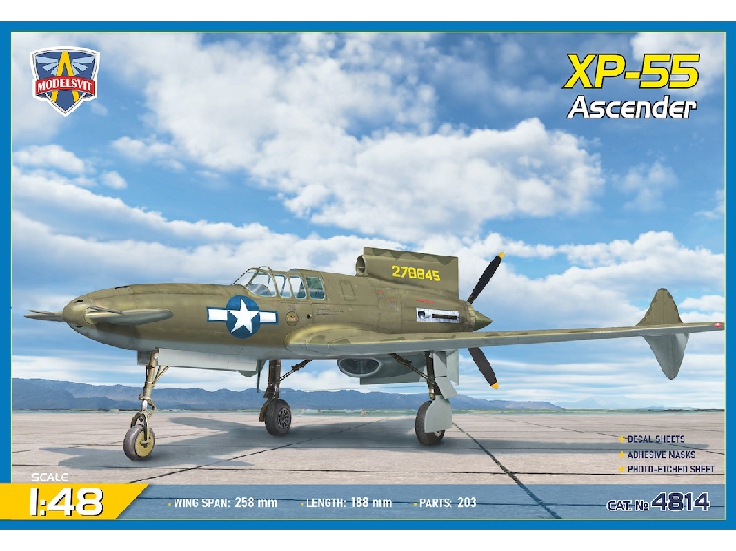 Curtiss Xp-55 Ascender (1st Prototype) - zdjęcie 1