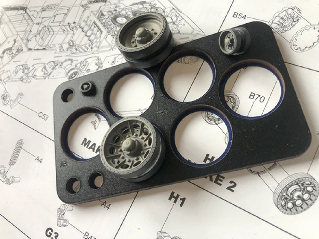 Merkava 2 - Quickwheel Masks (For Border Kits) - zdjęcie 1