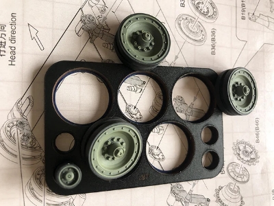 Raketenjagdpanzer Jaguar 1 - Quickwheel Masks (For Das Werk Kits) - zdjęcie 3