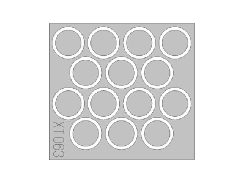 M-10/ Achilles wheel mask 1/35 - Academy Minicraft - maski - zdjęcie 1 M-10/ Achilles wheel mask 1/35 - Academy Minicraft - maski - zdjęcie 1
