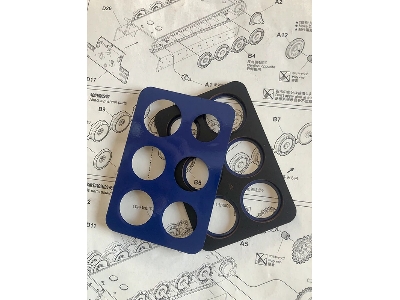 Tiger I Ausf. E - Quickwheel Masks (For Tiger Model Kits) - zdjęcie 2