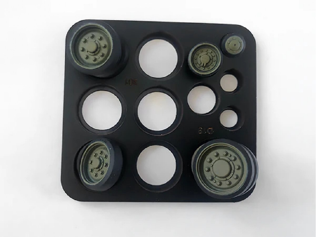 Sherman (Hvss) - Quickwheel Masks (For Takom Kits) - zdjęcie 1