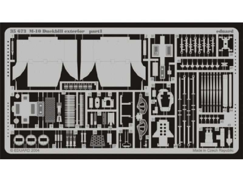  M-10 Duckbill exterior 1/35 - Academy Minicraft - blaszki - zdjęcie 1