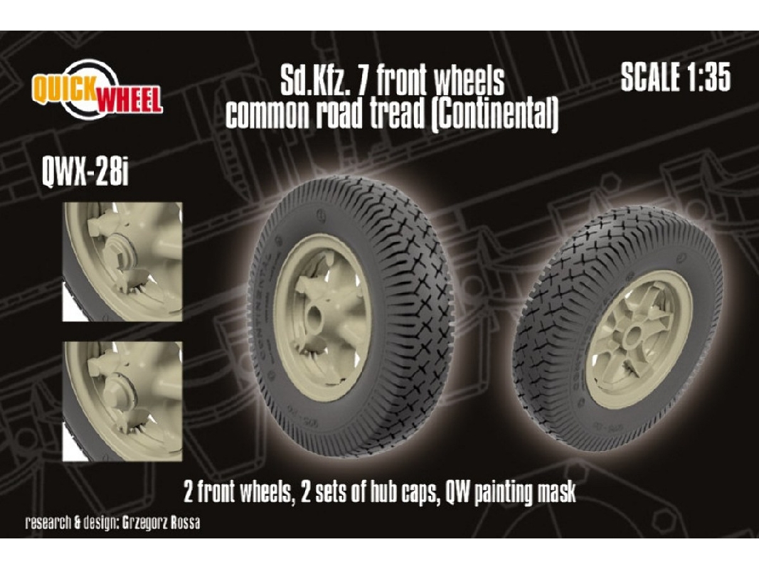 Sd.Kfz. 7 - Front Wheels Common Road Tread (Continental) - zdjęcie 1