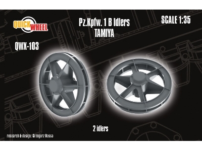 Pz.Kpfw. I Ausf. B - Idlers (For Tamiya Kits) - zdjęcie 1