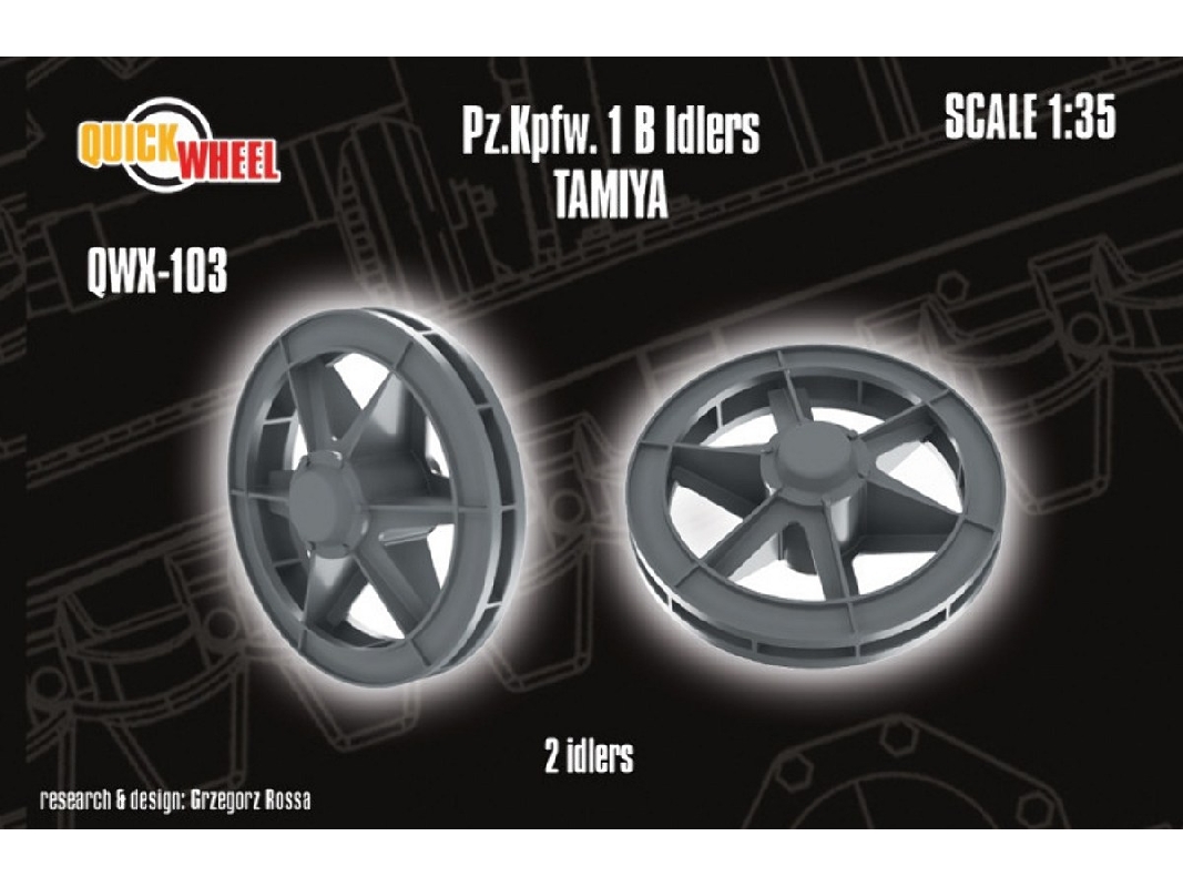 Pz.Kpfw. I Ausf. B - Idlers (For Tamiya Kits) - zdjęcie 1