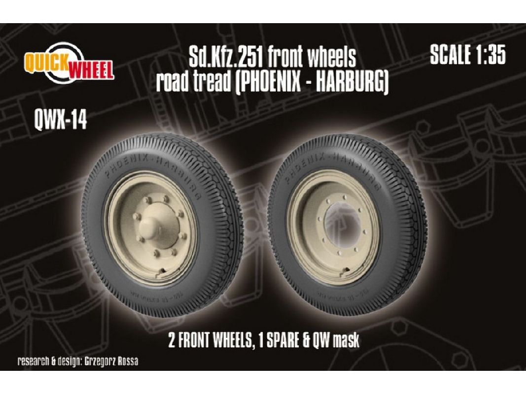 Sd.Kfz. 251 - Front Wheels Road Tread (Phoenix - Harburg) - zdjęcie 1