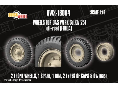 Sd.Kfz. 251 - Wheels Off-road (Fulda / For Das Werk Kits) - zdjęcie 1