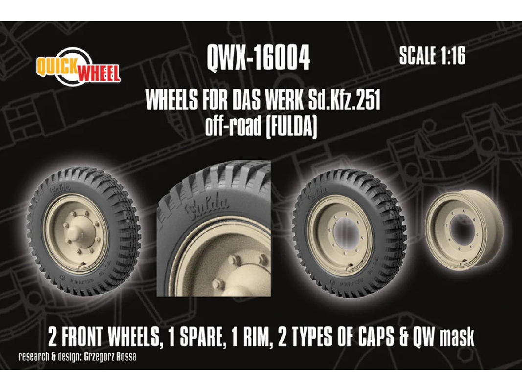 Sd.Kfz. 251 - Wheels Off-road (Fulda / For Das Werk Kits) - zdjęcie 1