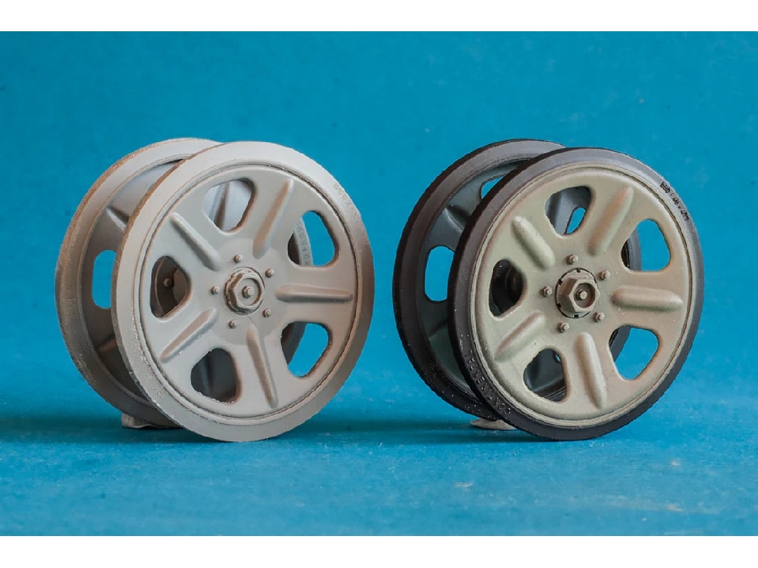 Sd.Kfz. 250 - Wheels Road Tread (Type 1 / For Das Werk Kits) - zdjęcie 1